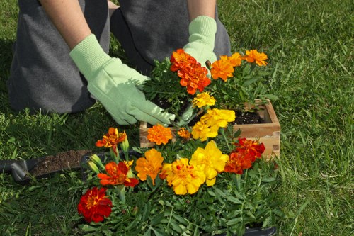 Gardening team at work in Peckham